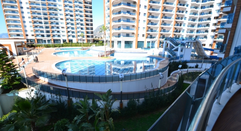 LUXURY 2 BEDROOMS APARTMENT IN 5 STARS HOLIDAY COMPLEX IN ALANYA/TURKEY